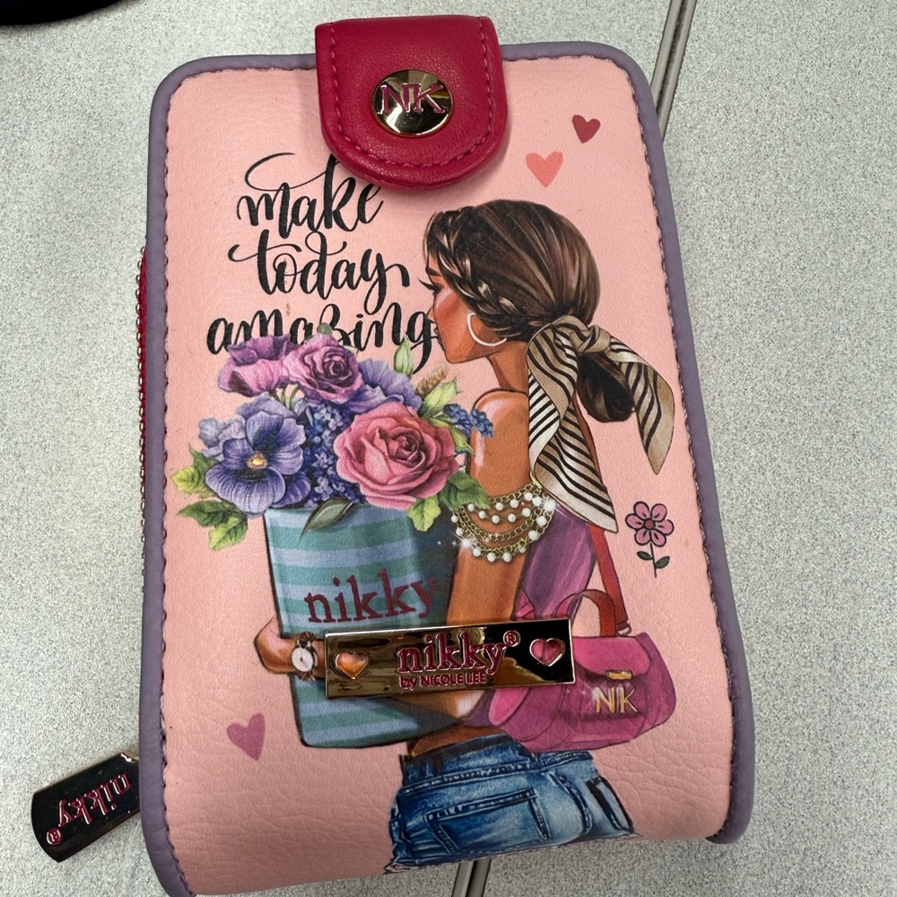 Nikky Pink Floral wallet